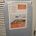 New Freestanding Ironing Board Blue Striped