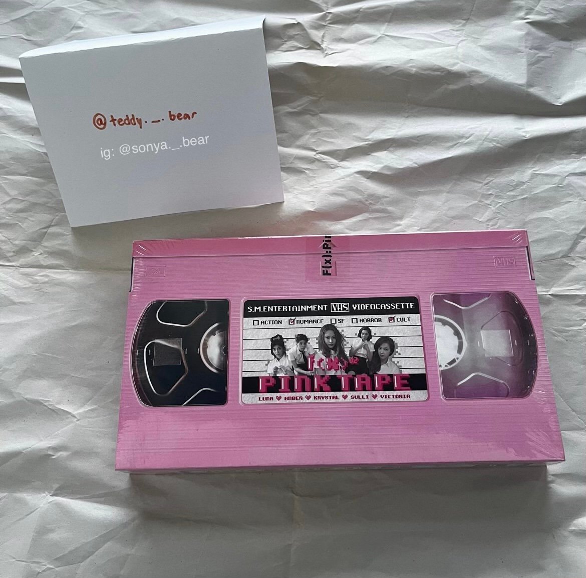 SEALED Pink Tape f(x) Album