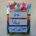 TRIPLE Auto CJ WILLIAMS/ WILL PAULING/ NICK EVERS 2024 Leaf Metal Silver # 6/10