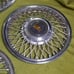 Set of (4) 87-1990 Oldsmobile 14 Spoke Wire Wheel Covers Hubcaps