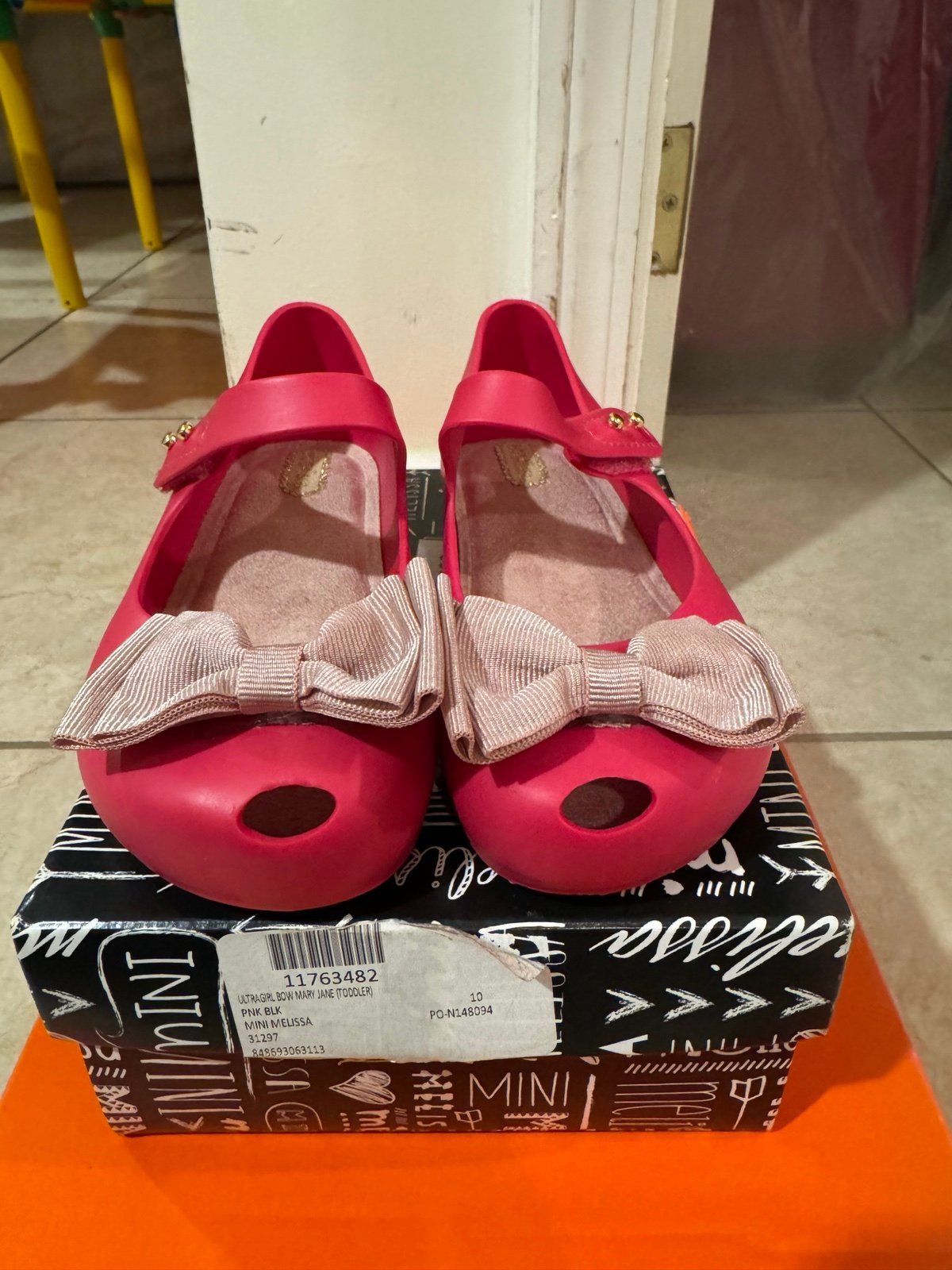Mini Melissa Mary Jane Toddler Girls Size 10c