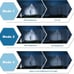 OKPRO S-124XB Solar Lights Outdoor Motion Sensor,5000LM Security Lights with Rem