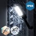 OKPRO S-124XB Solar Lights Outdoor Motion Sensor,5000LM Security Lights with Rem