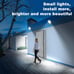OKPRO S-124XB Solar Lights Outdoor Motion Sensor,5000LM Security Lights with Rem