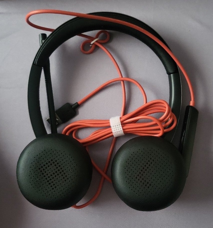 Poly- Blackwire 8225 Wired Headset with Boom mic