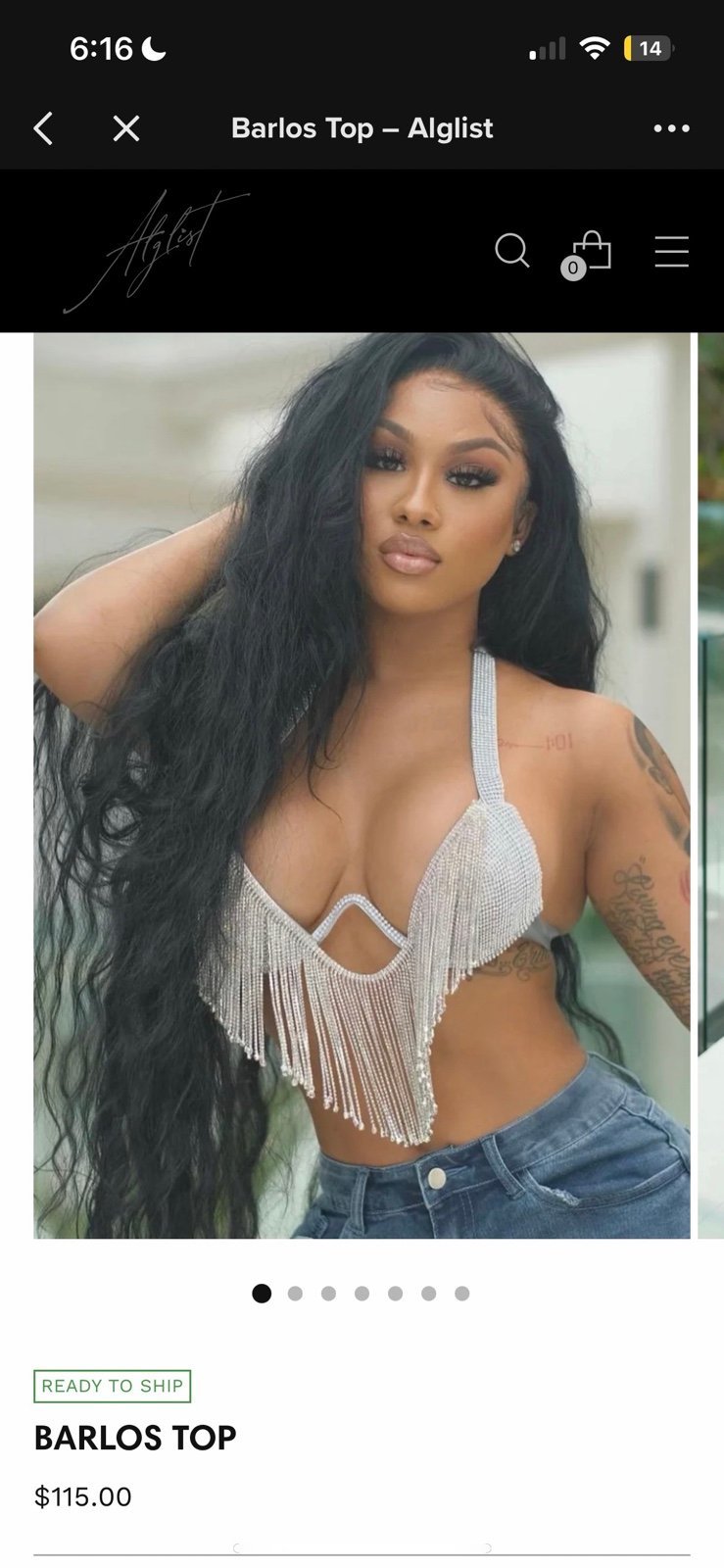 rhinestone bralette