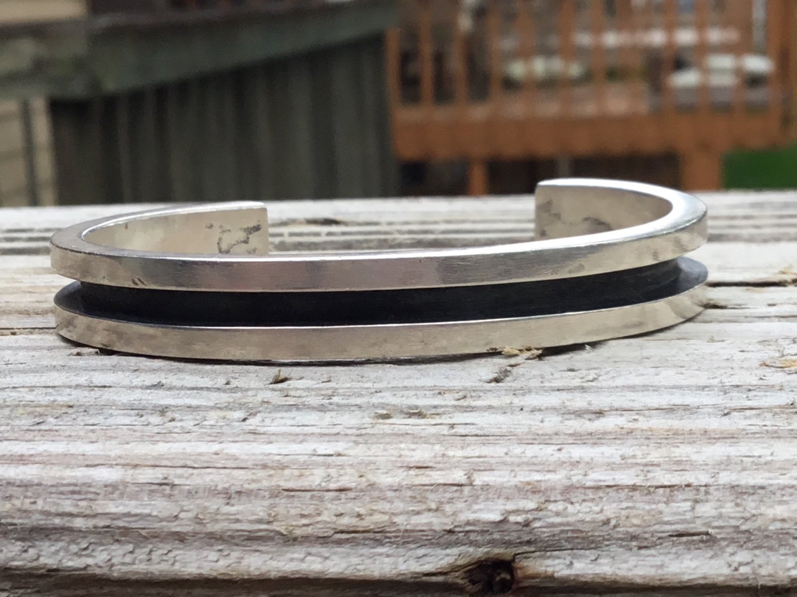 Betty Cooke sterling silver bangle bracelet