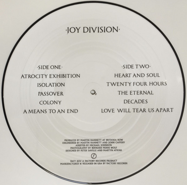 Joy Division – Closer (2006) Factory – FACT XXV vinyl