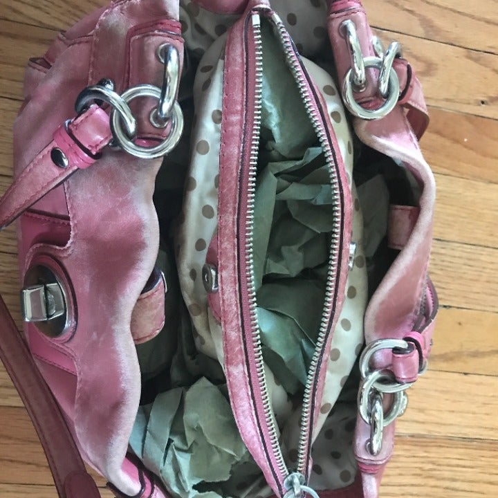 Pink Vintage Coach Handbag