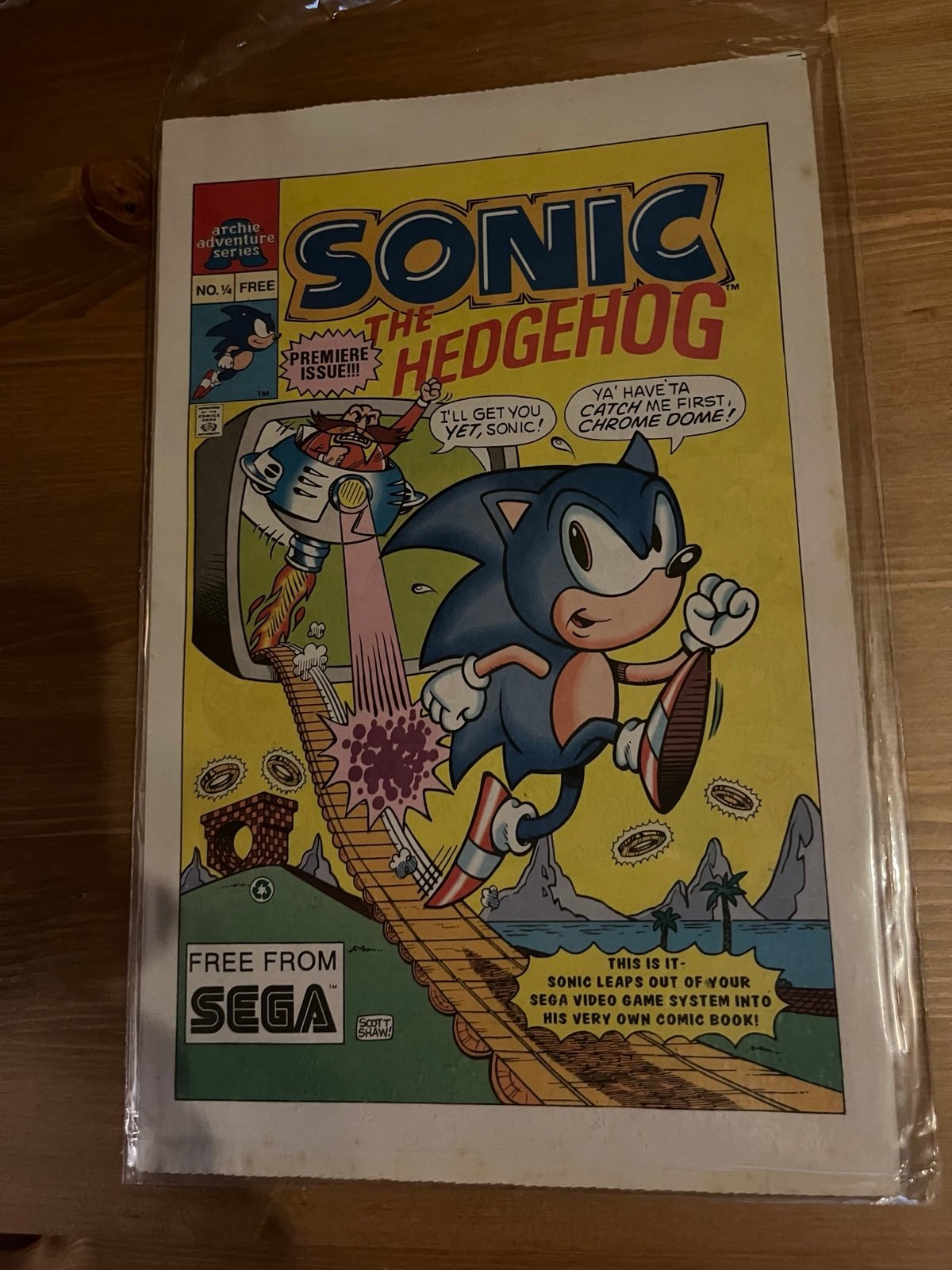 Sonic RARE issue 1/4!!