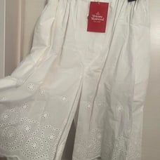 Vivienne Westwood ◇ White ◇ Culotte Skirt ◇ Retail Price 35,200 yen