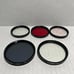 Tiffen Quantaray 52mm & 62mm Red Haze Sky Lens Filters Lot of 5
