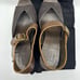 PEDRO GARCIA ~ Brown Suede Wedge Sandals with Buckle Strap EU39 US9