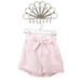 A.L.C. Pink High Rise Tie Waist Wide Leg Davidson Shorts