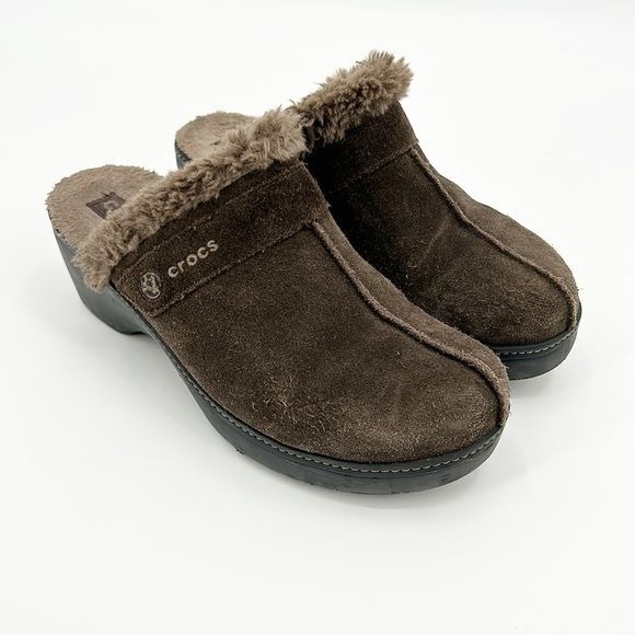 Crocs suede clogs hotsell