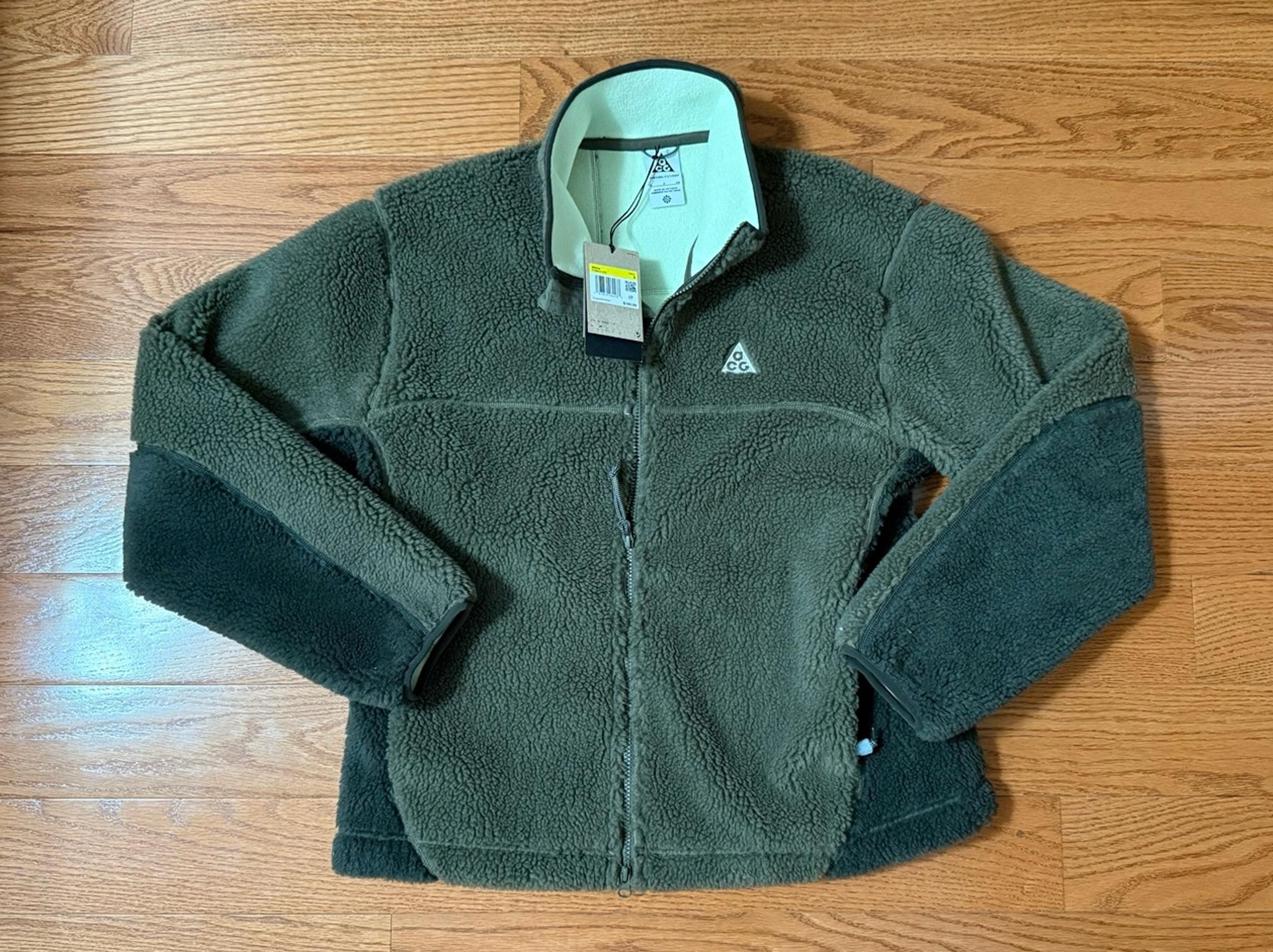 Nike Men’s ACG Canwell Glacier Therma-Fit ADV Windproof Fleece Jacket (Small)
