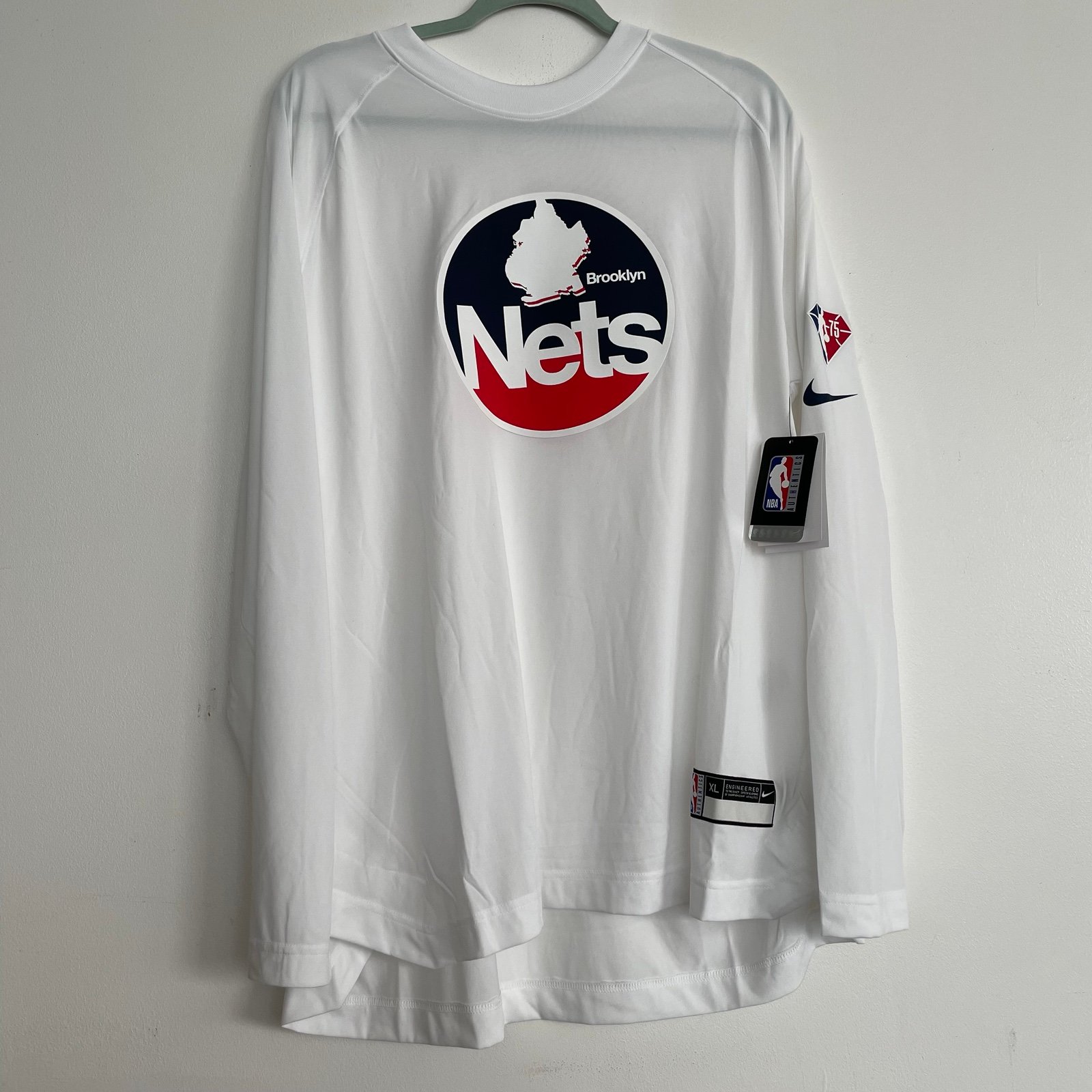Men's Nike Brooklyn Nets 2021/22 City Edition Pregame Warmup Shooting Size XL