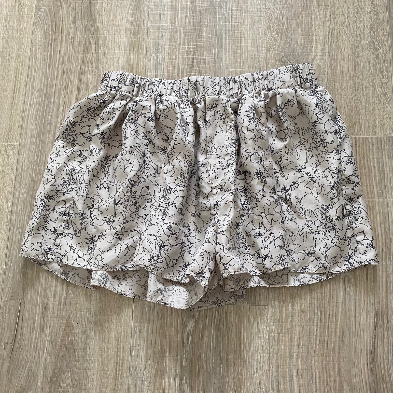 Rag & Bone Holten Printed Silk Twill Shorts Sz XS