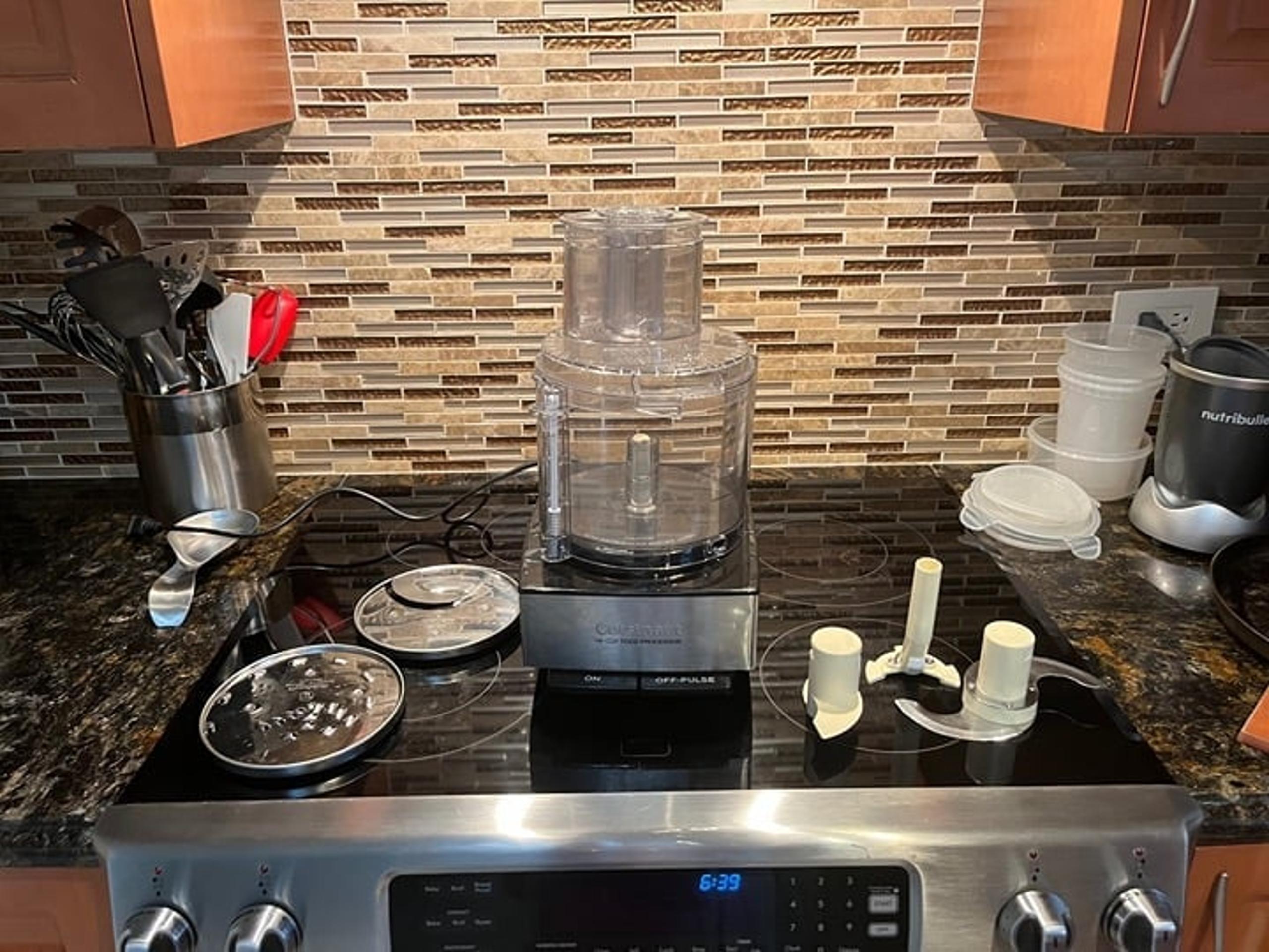 Read Description! Cuisinart Custom 14 14-Cup Food Processor - Brushed Stainless