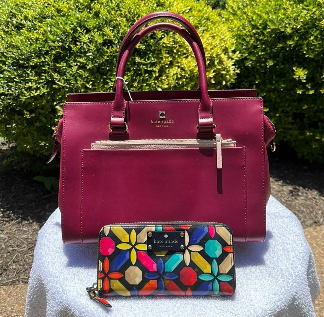 Kate Spade purse with matching wallet