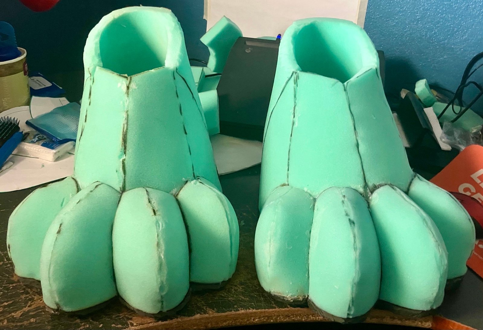 Digigrade fursuit feet base
