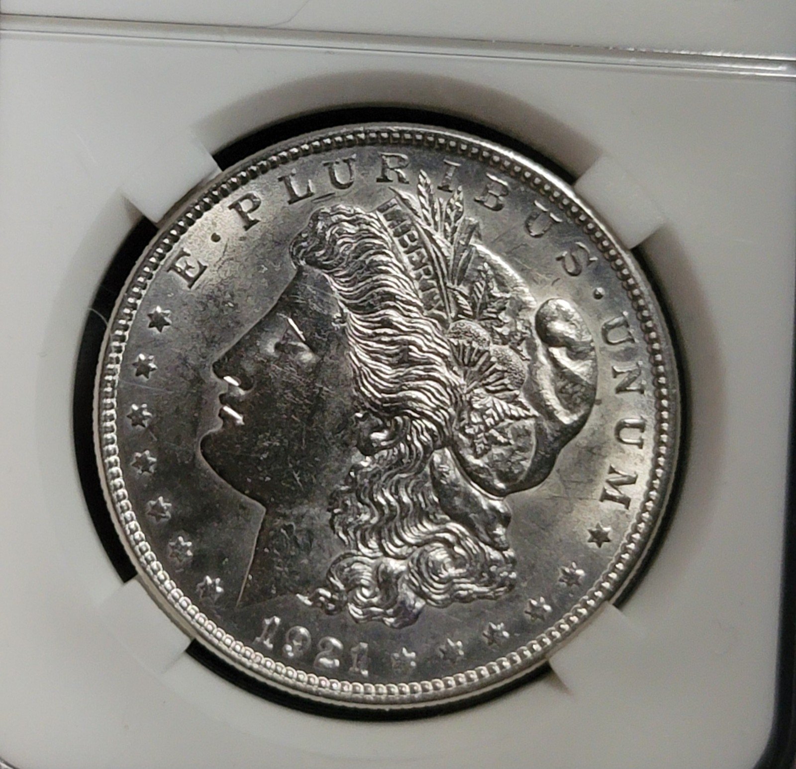 1921 Morgan Silver Dollar 1 Nice Details, Luster
