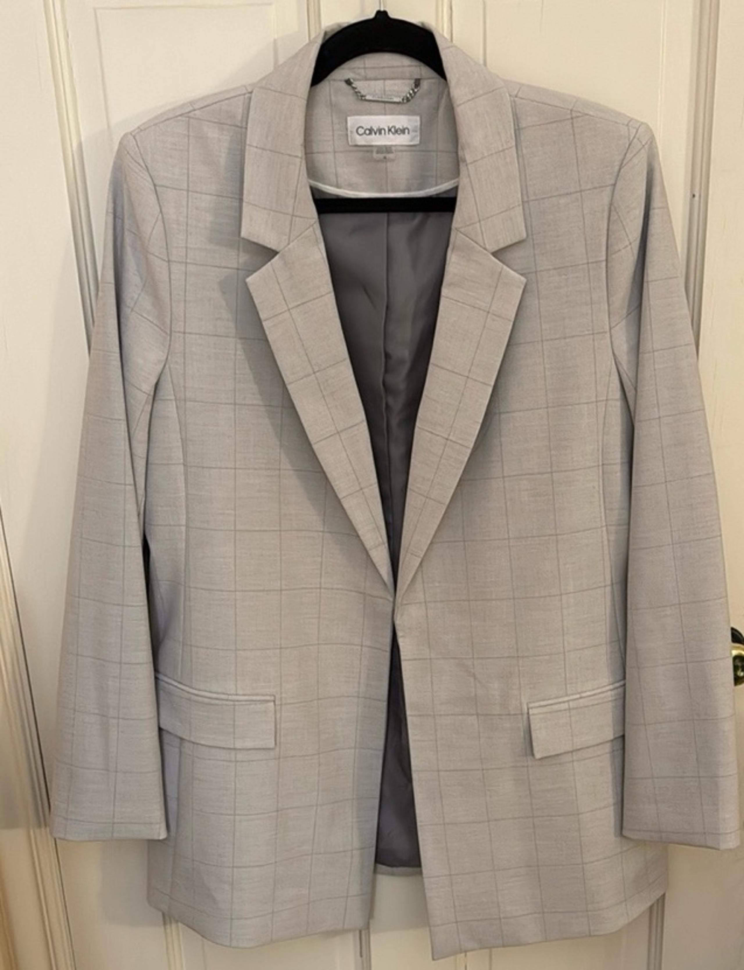 Calvin Klein ladies Blazer flat front size 14