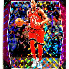 2017-18 Panini Mosaic DEMAR DEROZAN Purple Prizm #42 #D /99 RAPTORS H096