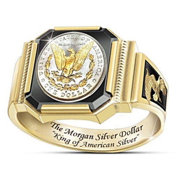 Men's 18K Gold Tungsten Steel size 8