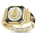 Men's 18K Gold Tungsten Steel size 8