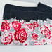 Betsey Johnson King Pillow Shams Two Piece Grey Pink White Floral Rose Polyester