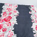 Betsey Johnson King Pillow Shams Two Piece Grey Pink White Floral Rose Polyester