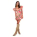 NWT! For Love & Lemons Dascha Puff Sleeve Mini Dress - Size Medium