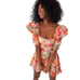 NWT! For Love & Lemons Dascha Puff Sleeve Mini Dress - Size Medium