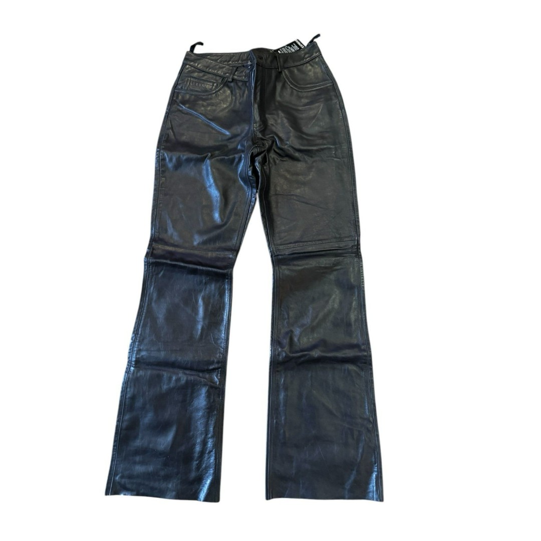 Express Leather Pants 5/6 still have tags on them vintage real real leather
