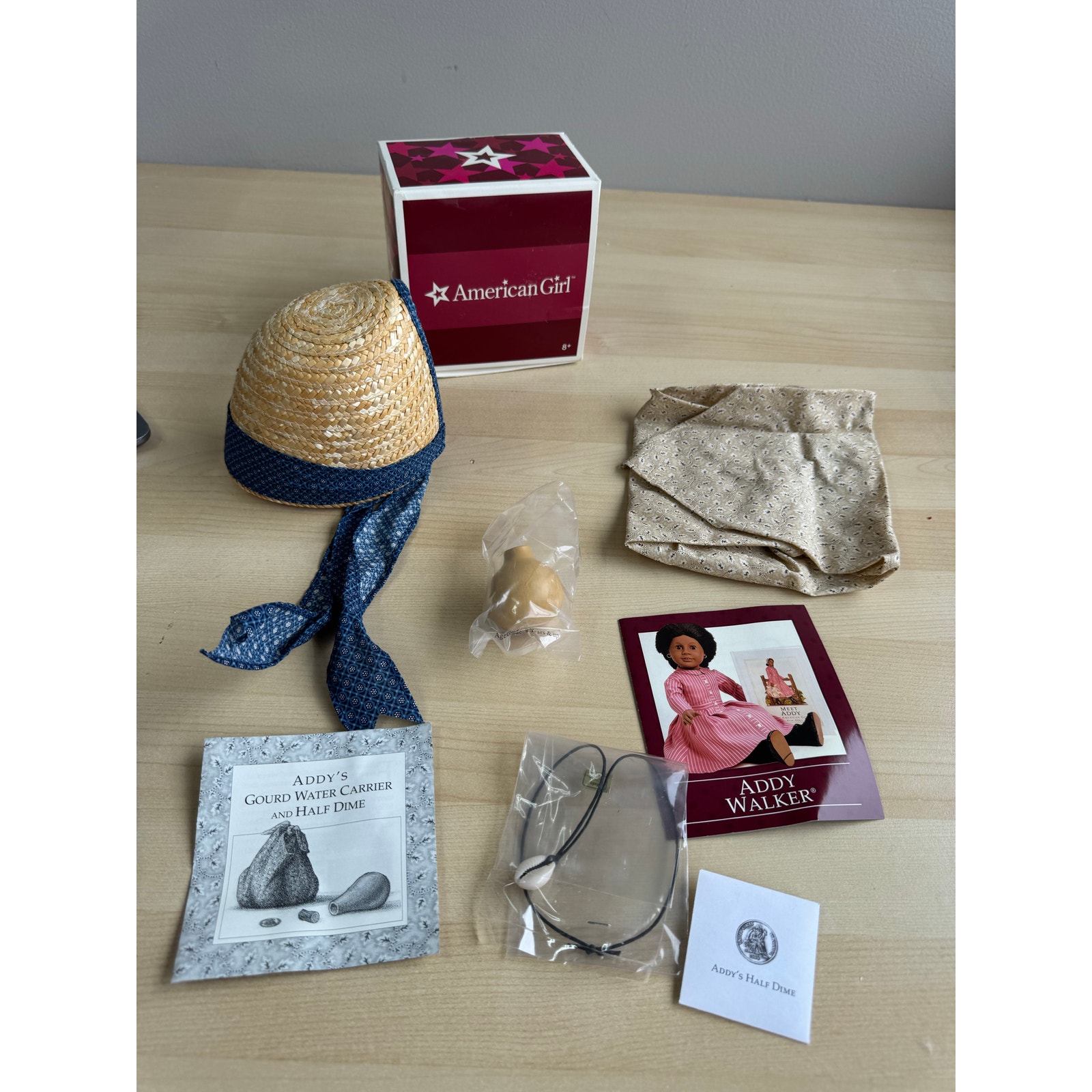 Box84 American girl doll Addy meet accessories NIB