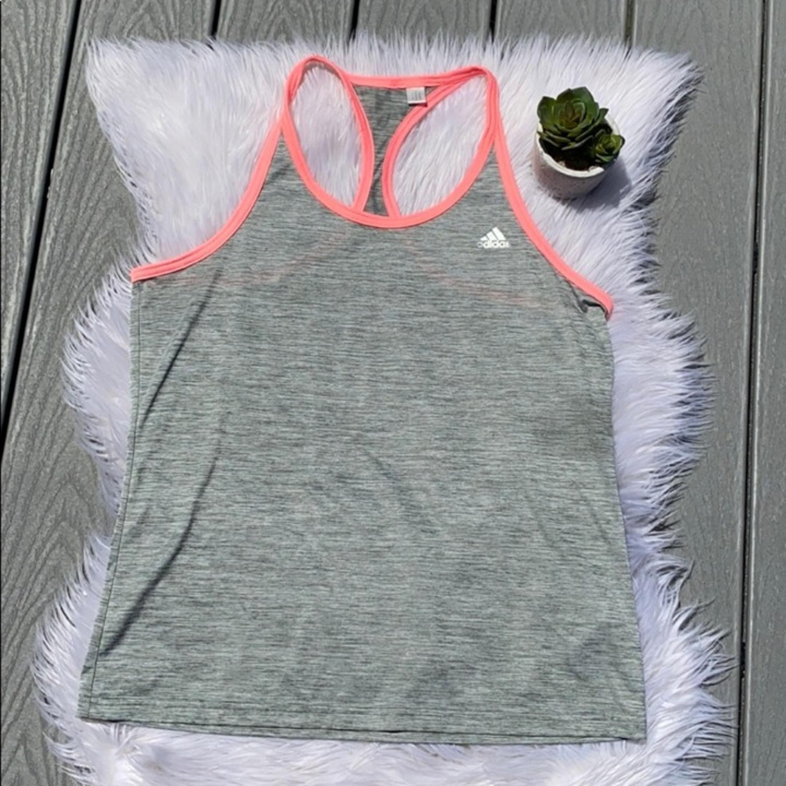 Adidas Climalite grey workout tank top