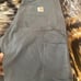 Carhartt Rugged Flex Relaxed Fit Canvas Cargo Work Shorts Medium Gray Mens