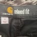 Carhartt Rugged Flex Relaxed Fit Canvas Cargo Work Shorts Medium Gray Mens
