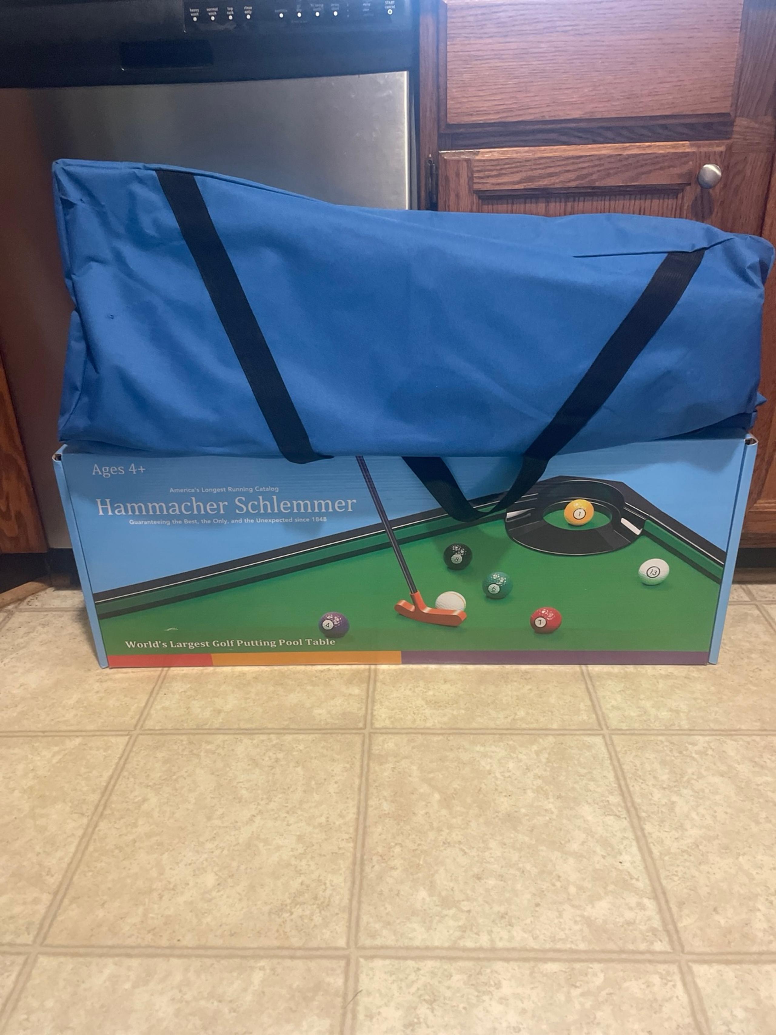 WORLDS LARGEST GOLF PUTTING POOL TABLE