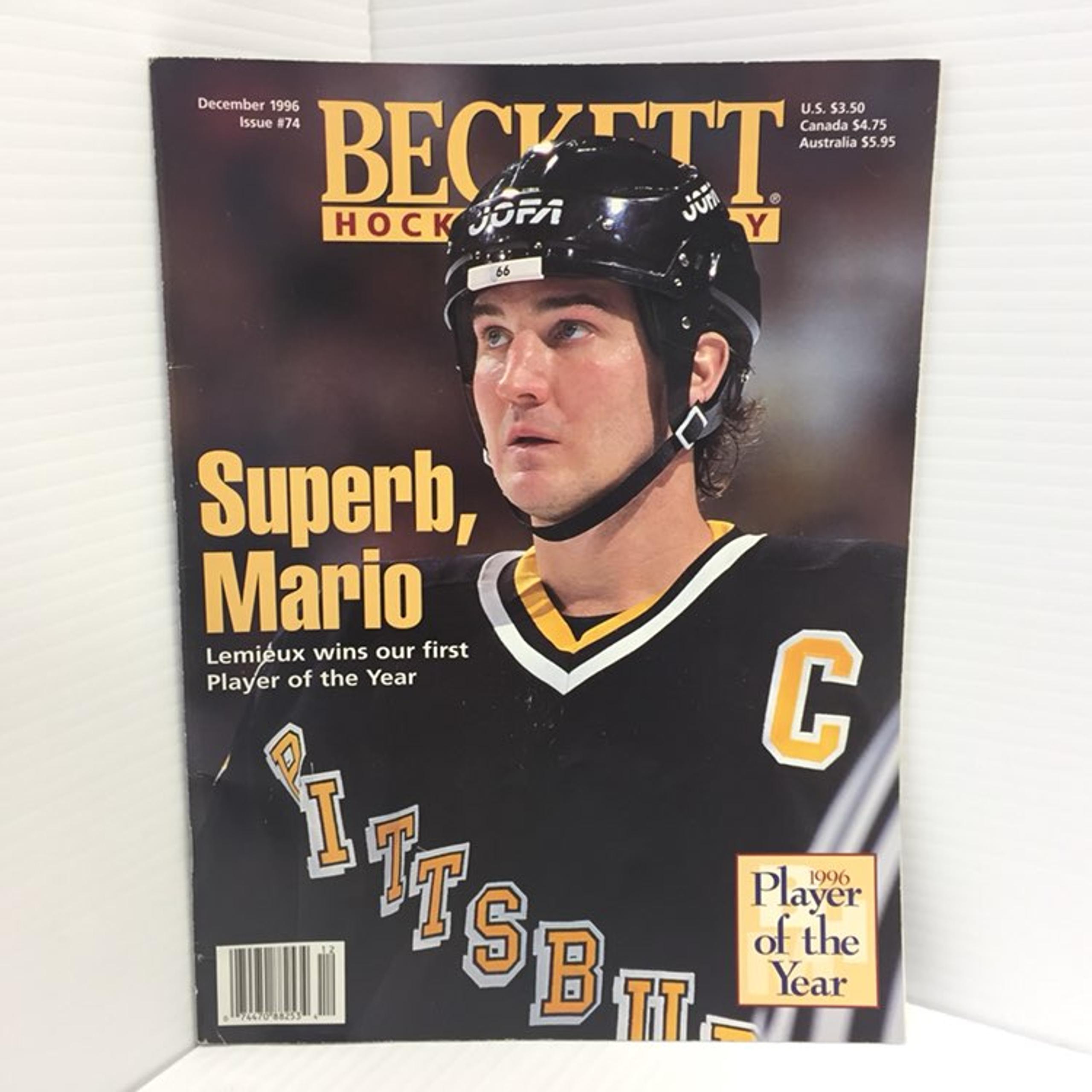 Beckett Hockey # 74 - 1996 Mario Lemieux