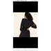 Adore Me black robe with lace detail