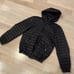 Woolrich John Rich & Bros black puffer hooded insulated jacket