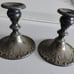 Antique salt pepper shakers and candle holders
