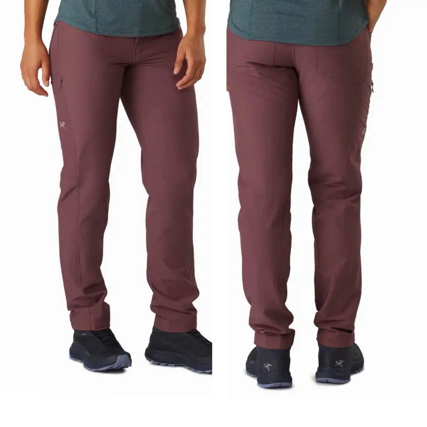 NWT ARC’TERYX Creston AR Pant Womens Burgandy Size 0