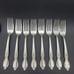 WM Rogers Victorian Rose Silver Plate Flatware Set 42-pieces 8 settings Vintage