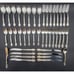 WM Rogers Victorian Rose Silver Plate Flatware Set 42-pieces 8 settings Vintage