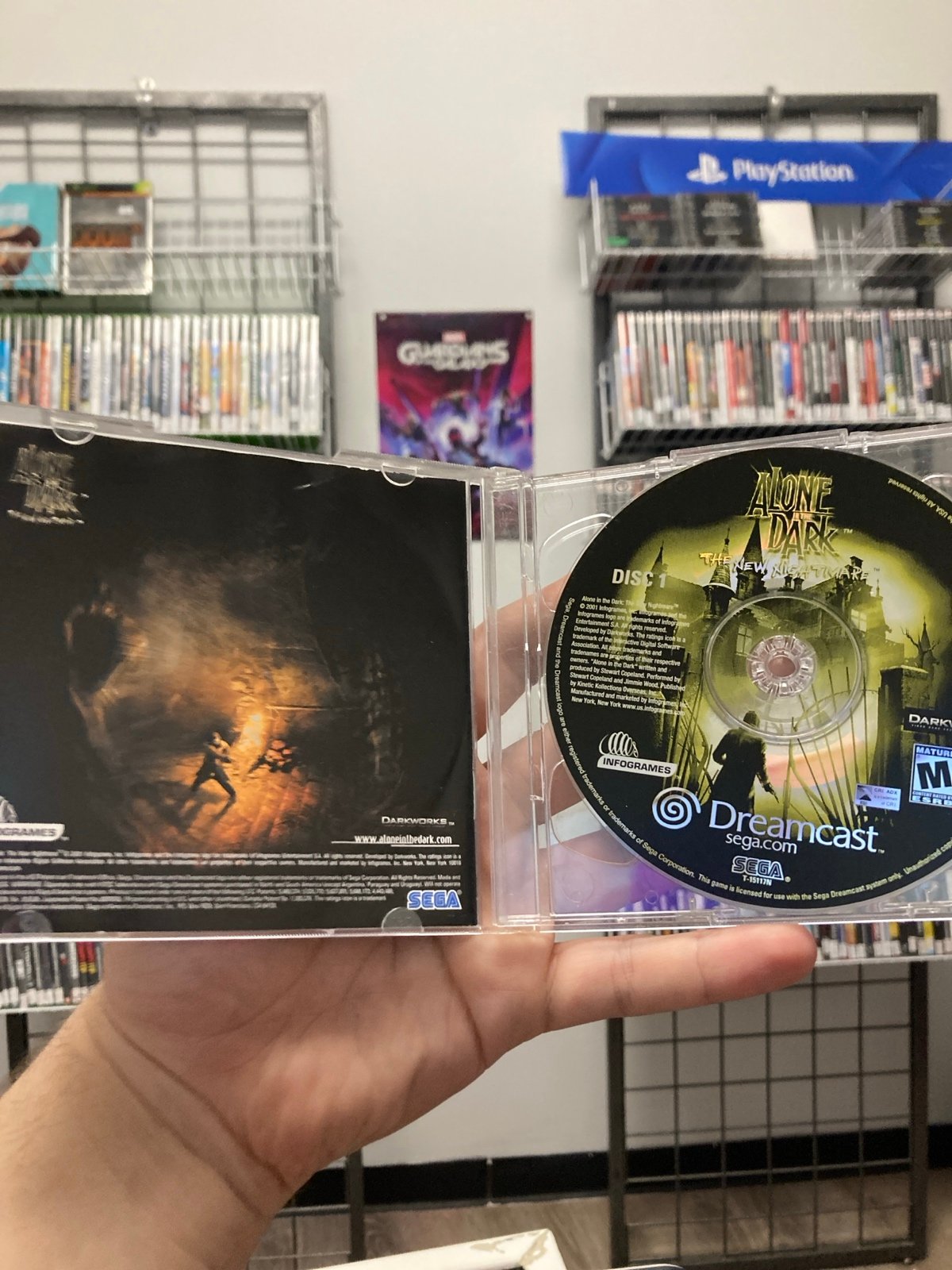 Alone in the dark the new nightmare for dreamcast