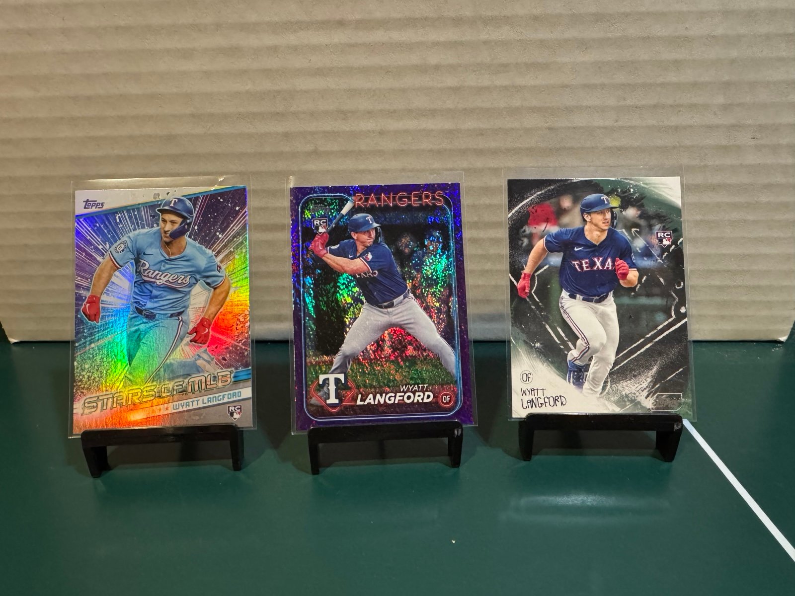 2024 Topps Update Wyatt Langford RC Lot X3