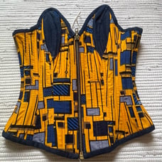 High Quality Kente Corset Top African Print